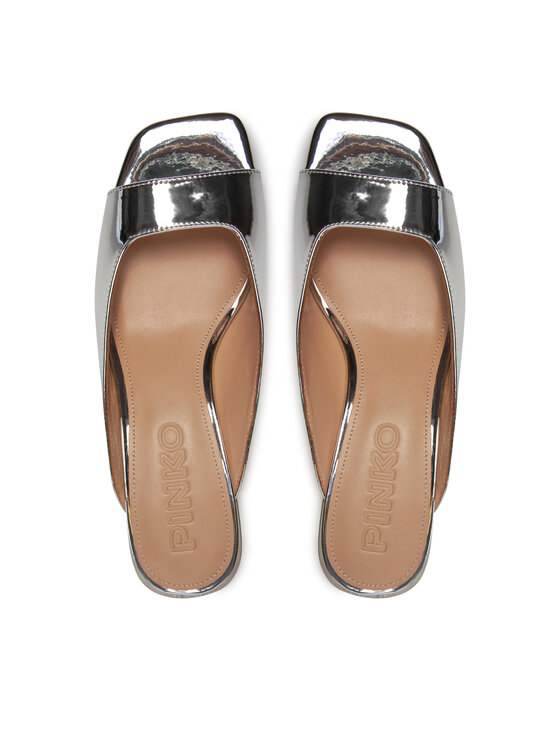 PINKO PINKO Şlapi Kai 06 SD0049 P005 Argintiu