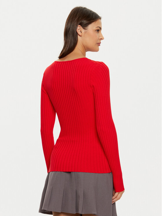 Morgan Morgan Pullover 242-MGANZA Rot Slim Fit