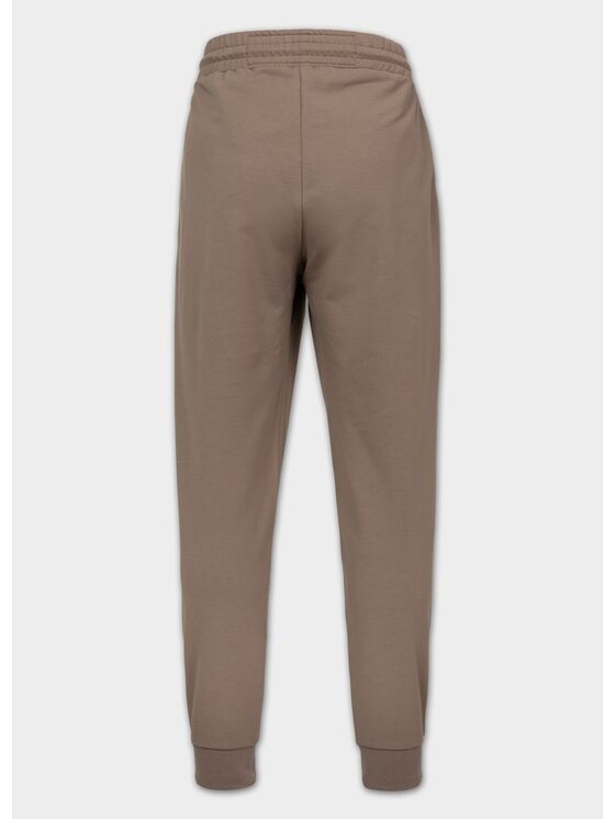 PITBULL PITBULL Spodnie dresowe SMALL LOGO NUGGET Brązowy Regular Fit