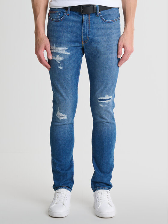BIG STAR BIG STAR Jeansy DERIC Niebieski Skinny Fit