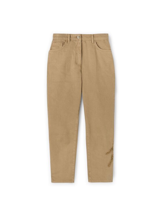 Motivi Motivi Pantaloni di tessuto P735Q103842N035 Verde Regular Fit