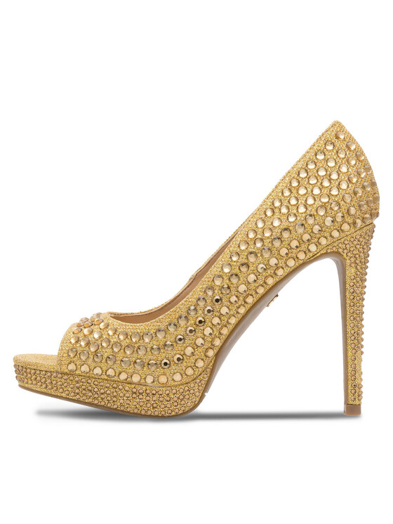 Nine West Nine West Čevlji z visoko peto MAIRA SY8020-9NW Zlata