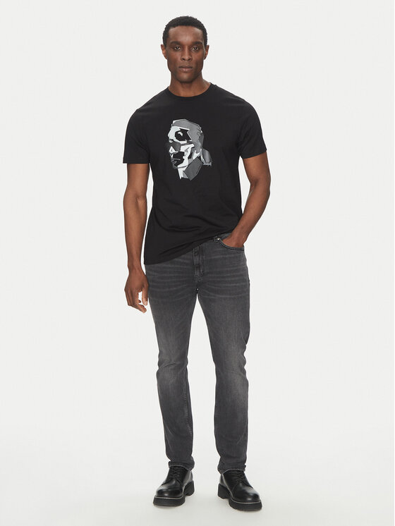 KARL LAGERFELD KARL LAGERFELD T-Shirt 755066 552241 Czarny Regular Fit