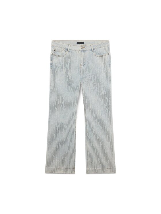 Fiorella Rubino Fiorella Rubino Jeans P40NT005465N004 Turchese Flare Fit