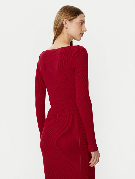 Guess Guess Cardigan W5RR08 Z2V62 Rosso Regular Fit