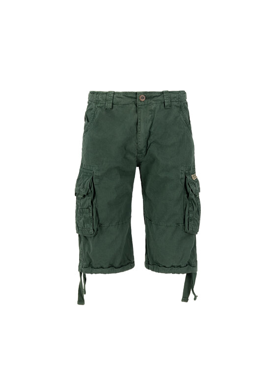 Alpha Industries Alpha Industries Szorty Jet Short Zielony Regular Fit