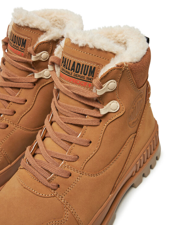 Palladium Palladium Trapery Pallashock Warm Wp 74351-252-M Brązowy