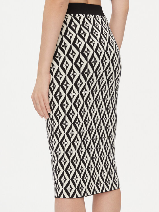 Elisabetta Franchi Elisabetta Franchi Ravno krilo GK-81B-36E2 Pisana Slim Fit