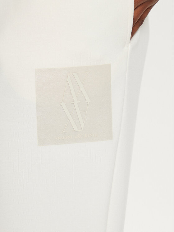 Armani Exchange Armani Exchange Donji dio trenerke 6DYP79 YJEGZ 1130 Écru Regular Fit