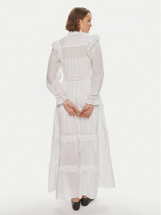 IVY OAK IVY OAK Rochie tip cămașă Denisa IO117619 Alb Regular Fit