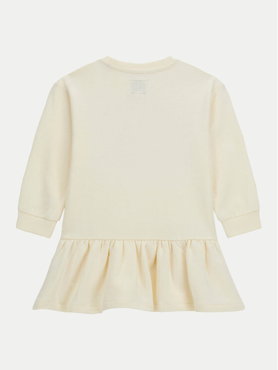 Guess Guess Vsakodnevna obleka K4YK04 KA6R4 Écru Regular Fit