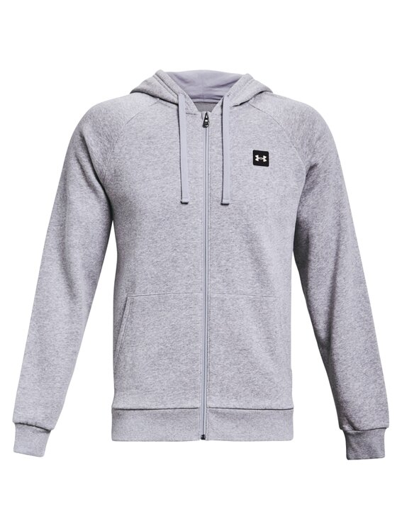 Under Armour Under Armour Bluza Under Armour Rival Fleece FZ Hoodie Szary Relaxed Fit