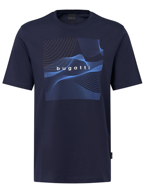 Bugatti Bugatti T-Shirt 8350-75044C Granatowy Regular Fit