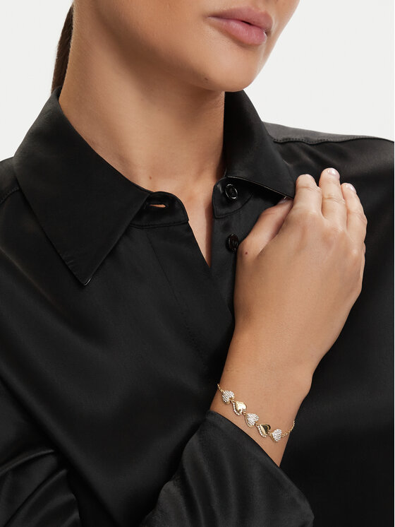 Guess Guess Bransoletka JUBB06 071JW Złoty