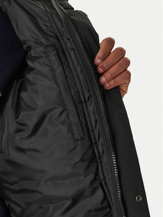 Lacoste Lacoste Geacă din puf BH6162 Negru Regular Fit