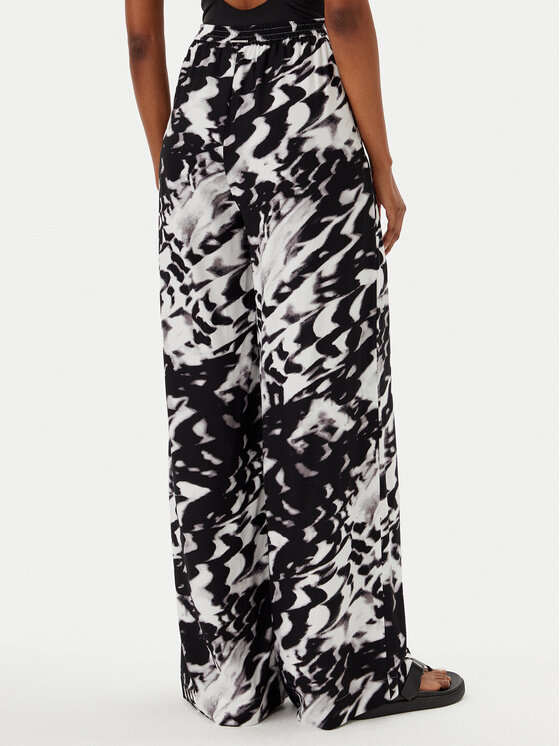 Calvin Klein Swimwear Calvin Klein Swimwear Palazzo hlače KW0KW02823 Crna Relaxed Fit