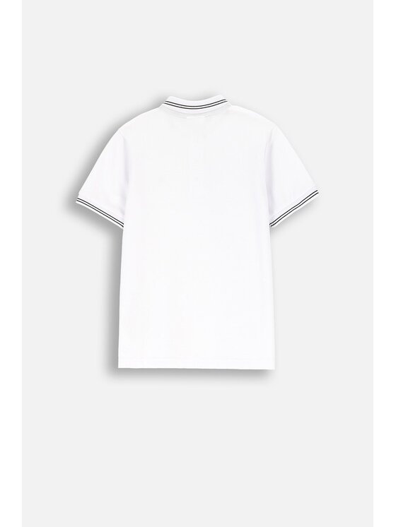 Coccodrillo Coccodrillo T-Shirt ZC4143601EJB-001 Biały Regular Fit