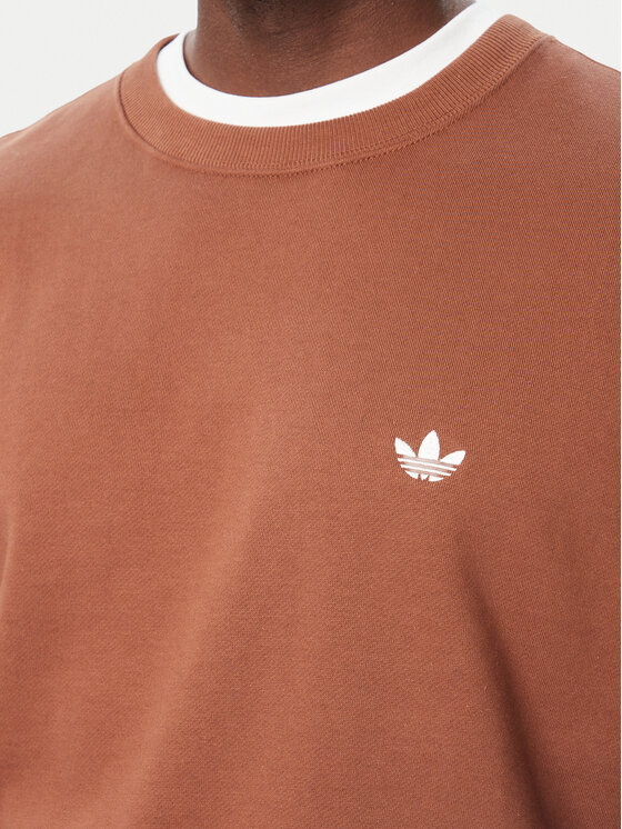 adidas adidas Sweatshirt Trefoil Essentials LL1047 Dunkelbraun Regular Fit