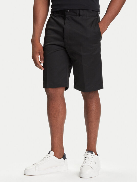 HUGO HUGO Pantalon scurți din material Darik241 50505857 Negru Regular Fit