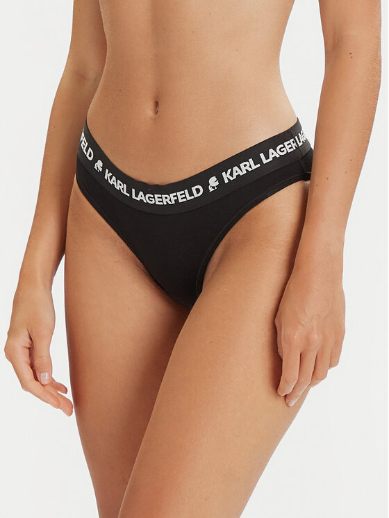 KARL LAGERFELD KARL LAGERFELD Set di 3 culotte classiche A1W47148 Nero