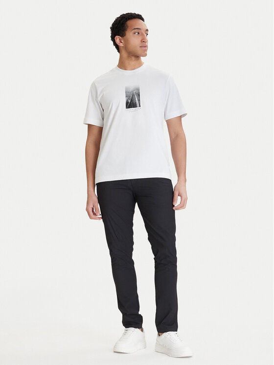 Jack & Jones Jack & Jones T-Shirt Fusion 12289870 Biały Relaxed Fit
