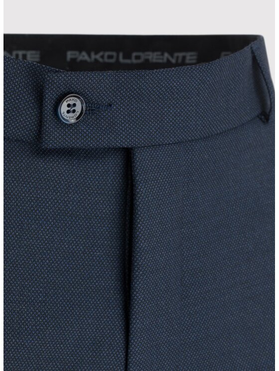 Pako Lorente Pako Lorente Spodnie garniturowe P24SF-6G-026 Granatowy Super Slim Fit