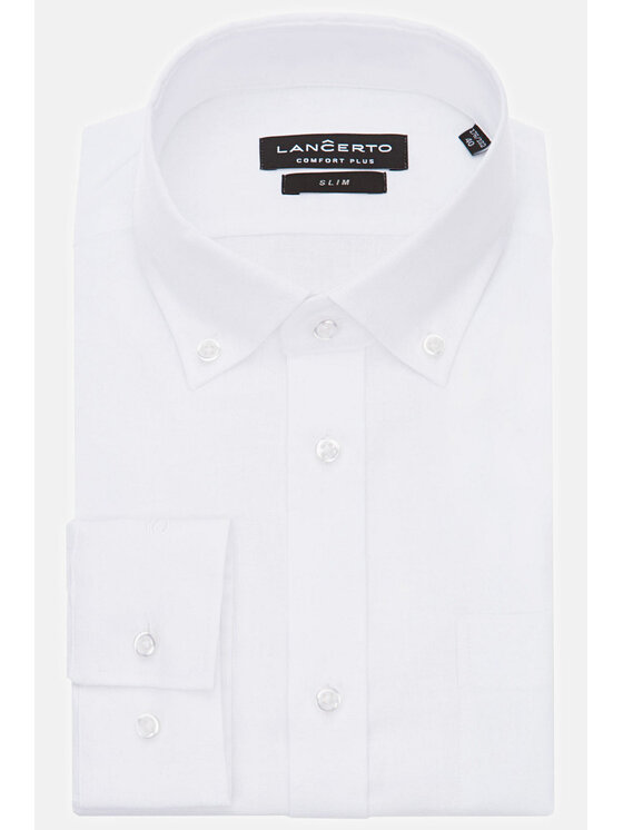 Lancerto Lancerto Koszula Astrid 2 KO051120000129 Biały Slim Fit
