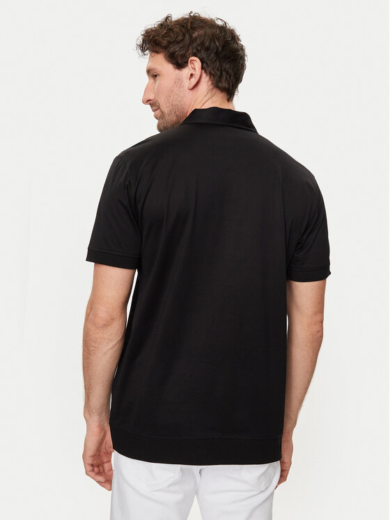 KARL LAGERFELD KARL LAGERFELD Polokošeľa 745007 542201 Čierna Regular Fit