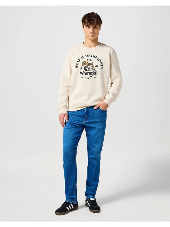 Wrangler Wrangler Jeansy River Niebieski Slim Fit