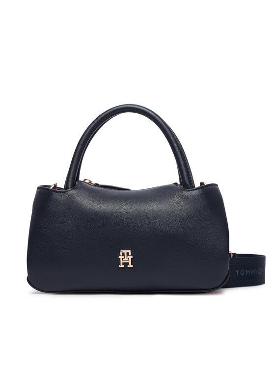 Tommy Hilfiger Tommy Hilfiger Τσάντα Th Logotape Mini Satchel AW0AW18743 Σκούρο μπλε
