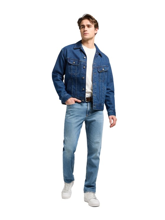 Lee Lee Jeansy 112372637 Niebieski Loose Fit