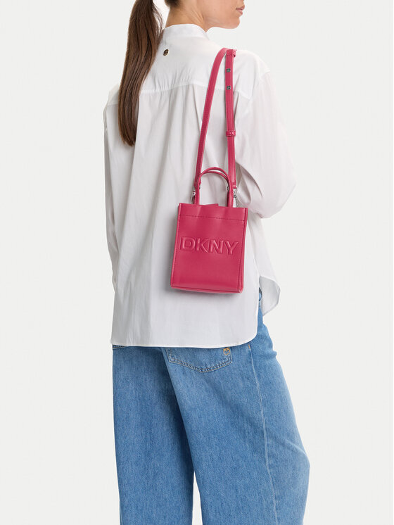 DKNY DKNY Дамска чанта R44AZI34 Розов