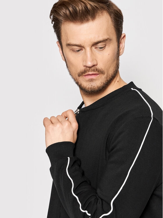 Felpa MSS-69PONCHO Nero Regular Fit