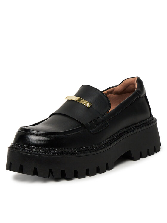 DeeZee DeeZee Loafersy HY19001-2 Czarny