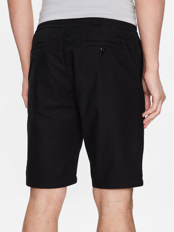 Guess Guess Σορτς υφασμάτινο Mick M3GD02 WFBX3 Μαύρο Loose Fit