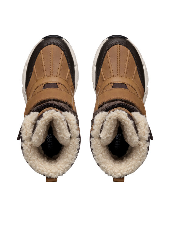 Geox Geox Sněhule J Flexyper Plus Boy J46LCF 0MEFU C6780 S Hnědá