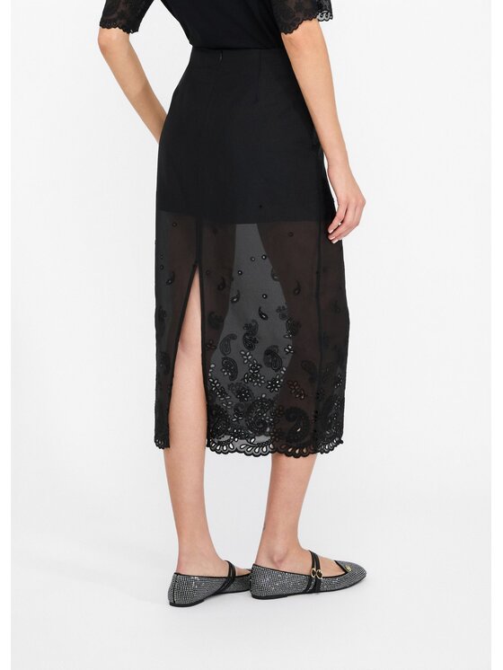 Liu Jo Liu Jo Gonna midi UF5235T687022222 Nero Regular Fit