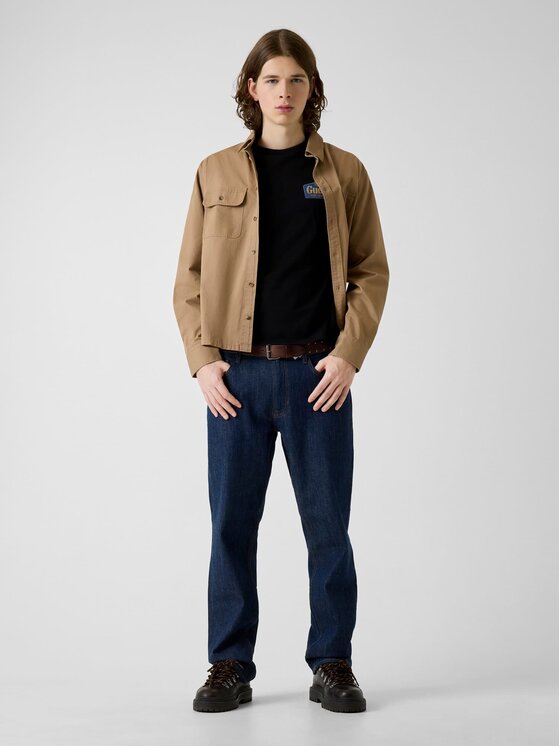 Guess Jeans Guess Jeans T-Shirt 180291 Černá Classic Fit