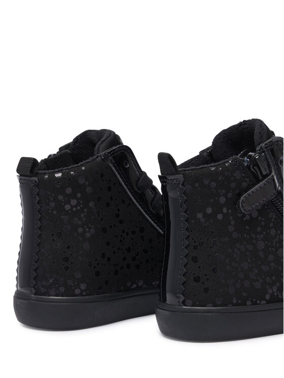 Geox Geox Sneakersy J Gisli Girl J664ND 0AU02 C9999 M Černá