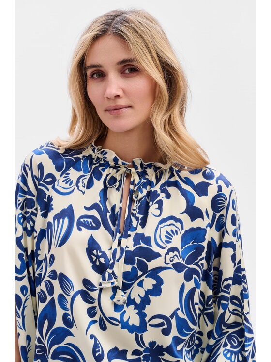 blue shadow blue shadow Bluzka Bohemian Niebieski Regular Fit