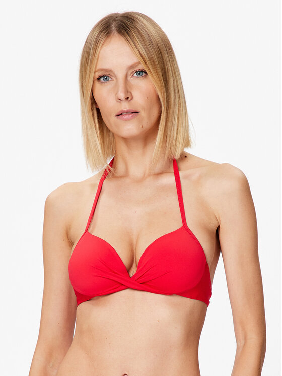 United Colors Of Benetton United Colors Of Benetton Bikinio viršus 3P5H5R00Q Raudona