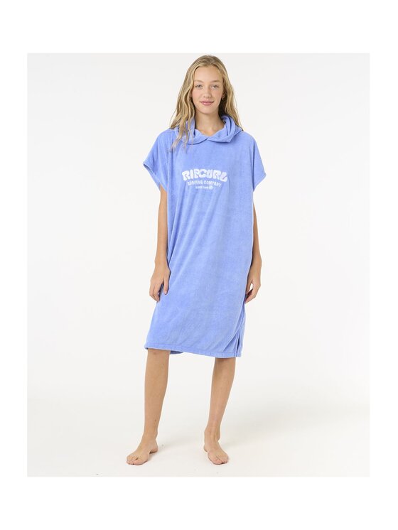 Rip Curl Rip Curl Ponczo Classic Surf Hooded Towel-Girl Niebieski