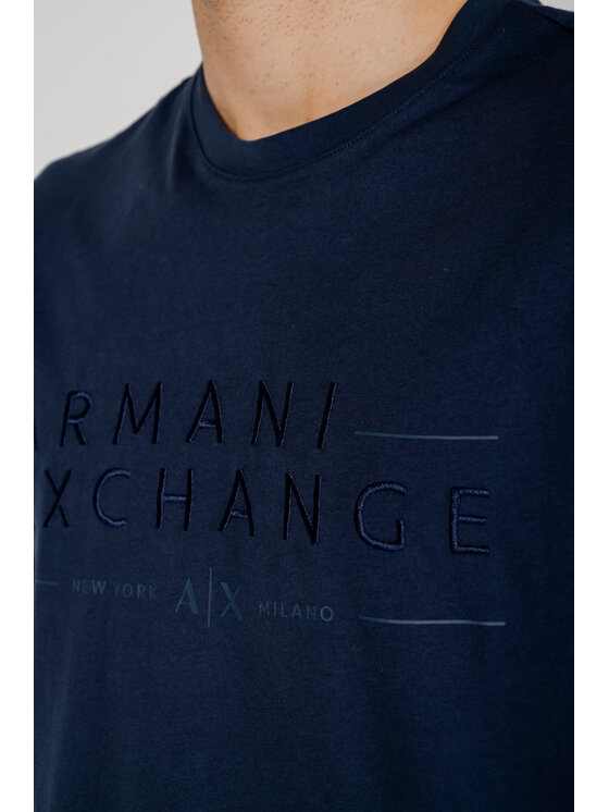 Armani Exchange Armani Exchange T-shirt 3DZTJC ZJBYZ Blu Shirt Fit