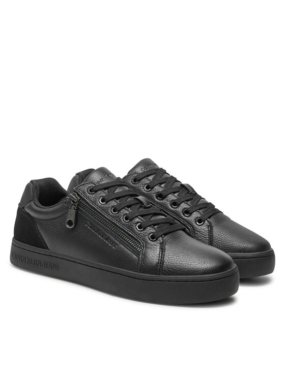 Calvin Klein Jeans Calvin Klein Jeans Laisvalaikio batai Classic Cupsole Zip Low In YM0YM01254 Juoda