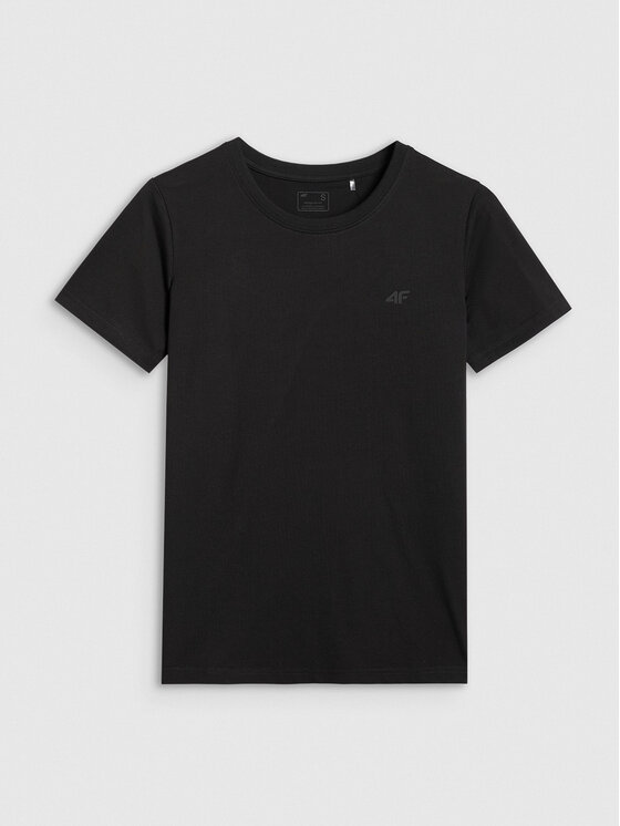 4F 4F T-Shirt NOS Czarny Regular Fit