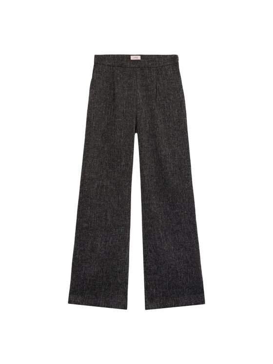 Oltre Oltre Spodnie materiałowe P014R109071N033 Szary Baggy Fit