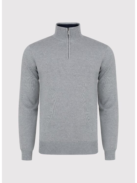 Pako Lorente Pako Lorente Sweter P24WF-2X-007 Szary Classic Fit