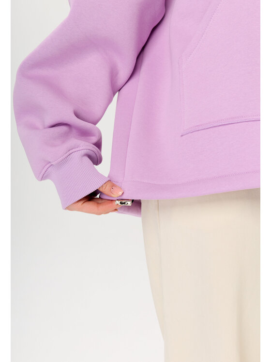 Mirons Mirons Bluza soft Fioletowy Oversize