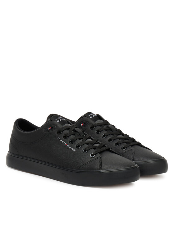 Tommy Hilfiger Tommy Hilfiger Снікерcи Th Hi Vulc Core Low Ii Ess FM0FM05511 Чорний