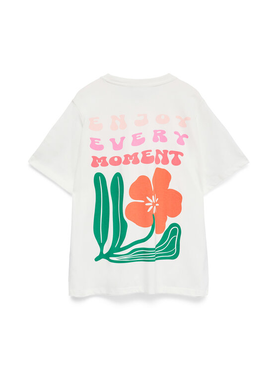 Vero Moda Vero Moda T-Shirt Mariane 10343545 Bílá Oversize